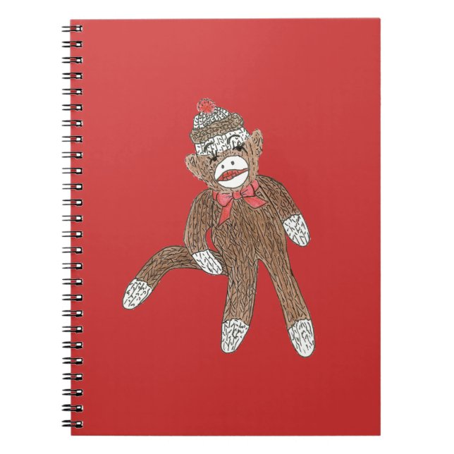 Sock Monkey Notebook (Front)