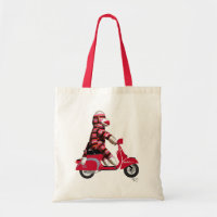 Sock Monkey on Moped