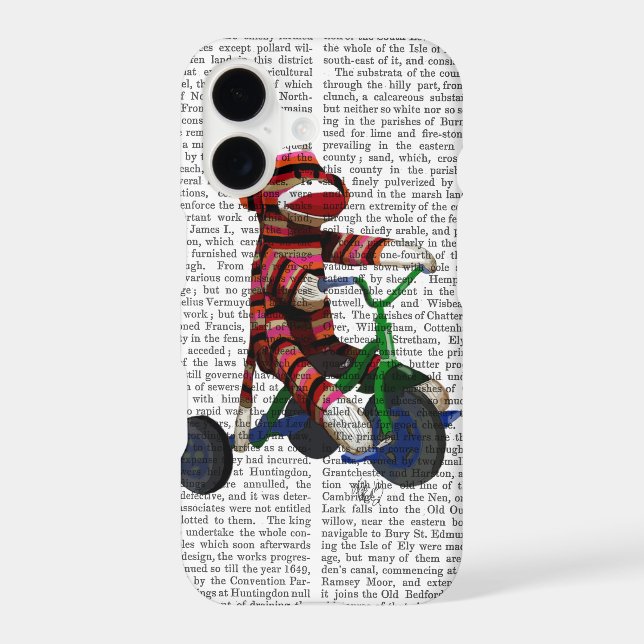 Sock Monkey on Tricycle (Back)