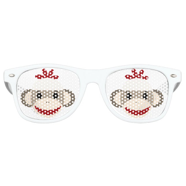 Sock Monkey Party Shades (Front)