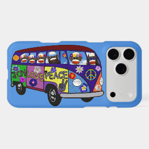 Sock Monkey Peace Bus