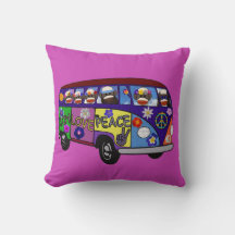 Sock Monkey Peace Bus