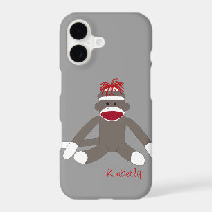 Sock Monkey Personalised iPhone 5