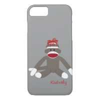 Sock Monkey Personalised iPhone 5