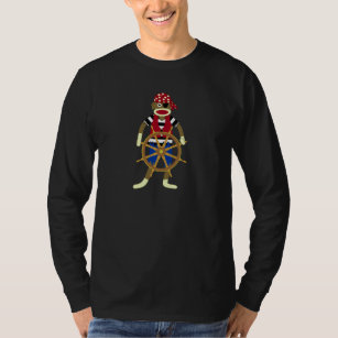 Sock Monkey Pirate T-Shirt
