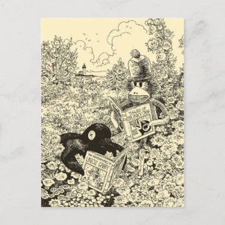 Sock Monkey Postcard