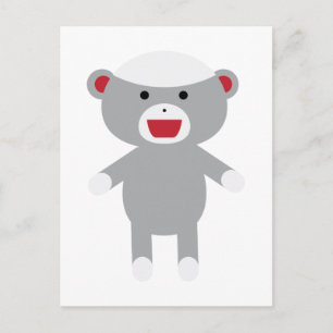 Sock Monkey Postcard