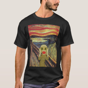 Sock Monkey Scream dark T-shirt