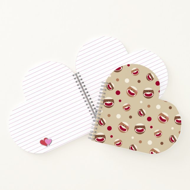 Sock Monkey Smile Notebook (Inside)