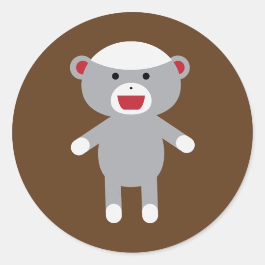 Sock Monkey Sticker