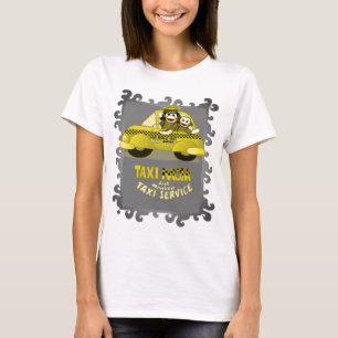 Sock Monkey Taxi Mum T-Shirt