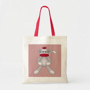 Sock Monkey Tote Bag