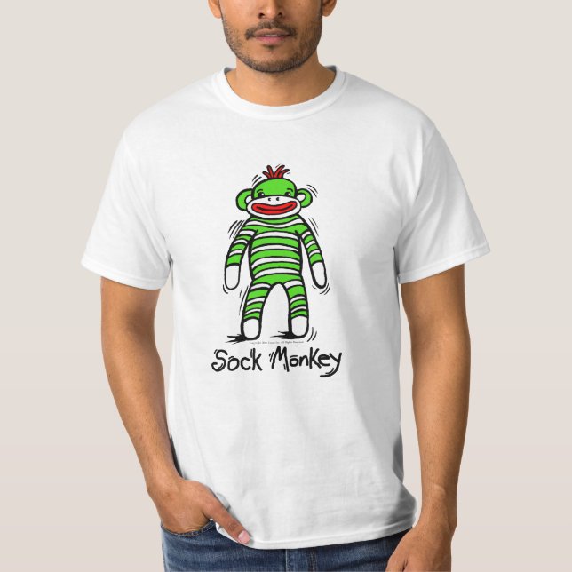 Sock Monkey Tshirt Oh Yeah! (Front)