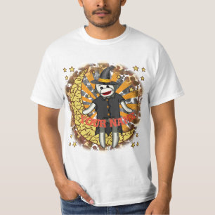 Sock Monkey Witch t-shirt