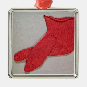 Sock, one of a pair from Egypt, Egypto-Roman perio Metal Tree Decoration