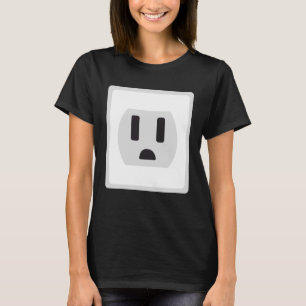 Socket Easy Plug And Socket Couple Halloween Costu T-Shirt