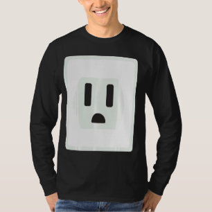 Socket Easy Plug And Socket Couple Halloween Costu T-Shirt