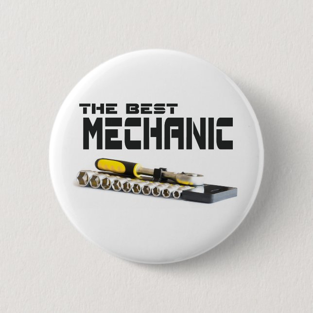Socket wrenches 6 cm round badge (Front)