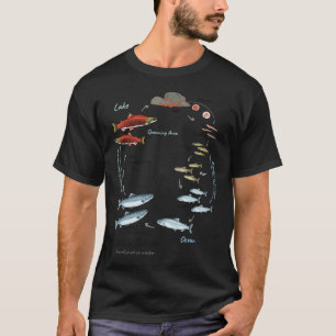 Sockeye Salmon life cycle - education. T-Shirt