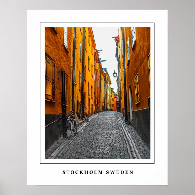 Sockholm, Sweden Poster (Front)