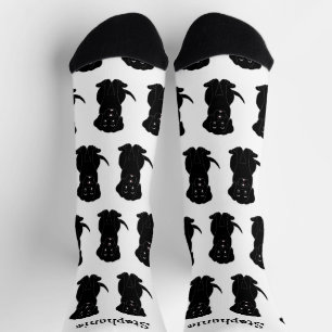 Socks Black Labrador Dog Design
