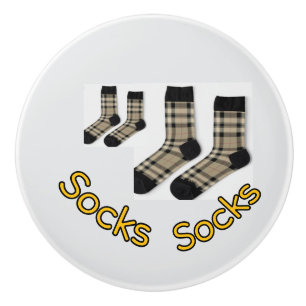 SOCKS Ceramic Drawer Pull