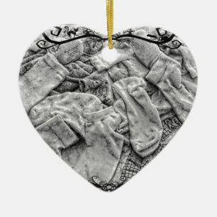 Socks Ceramic Tree Decoration