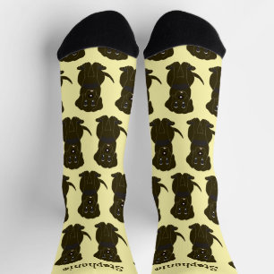Socks Chocolate Labrador Dog Design