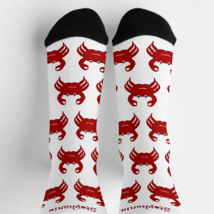 Socks Crab Design