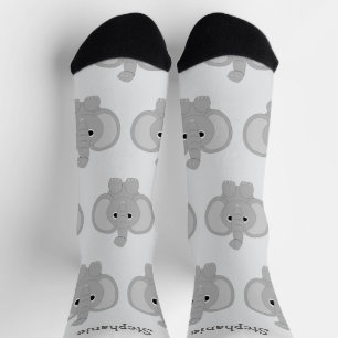 Socks Elephant Design