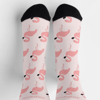 Socks Flamingo Design