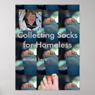 Socks for Homeless Poster