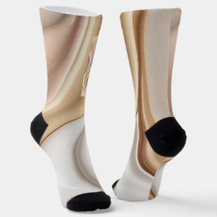 Socks in stylish abstract graphic