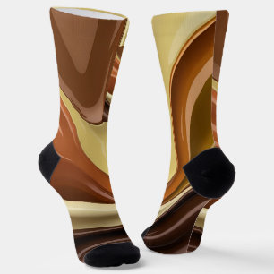 Socks in stylish abstract graphic