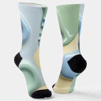 Socks in stylish abstract graphic