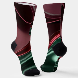 Socks in stylish abstract graphic