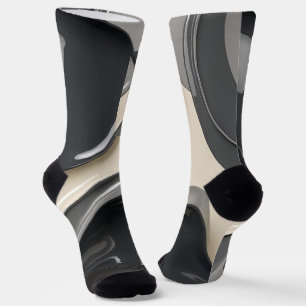 Socks in stylish abstract graphic