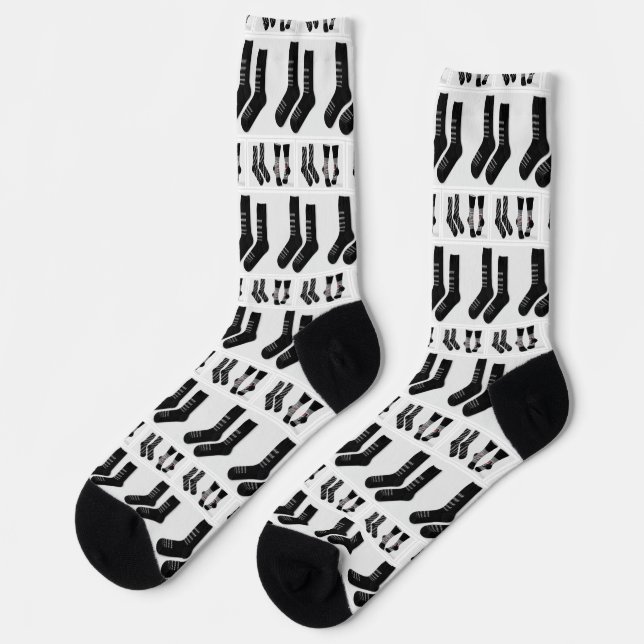  Socks Logo Crew Socks (Left)