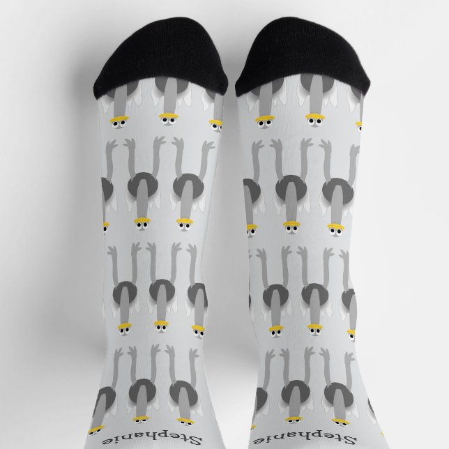 Socks Ostrich Design (Top)