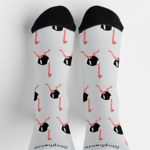 Socks Ostrich Design