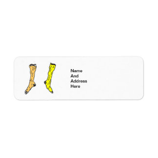 socks return address label