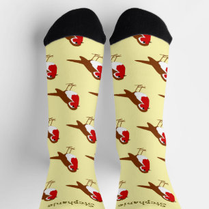 Socks Robin Red Breast Design