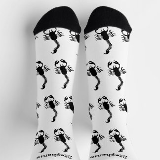 Socks Scorpion Design