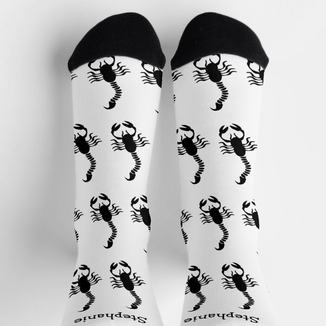 Socks Scorpion Design (Top)