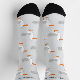 Socks Seagull Design