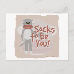 Socks to be You! Postcard