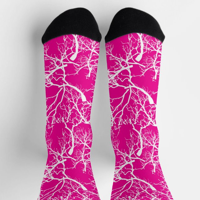 Socks with a bright pattern (Top)