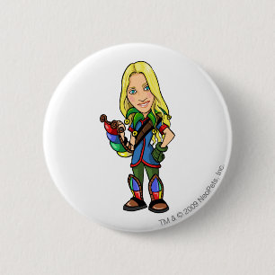 Socktastic Roo Island Staff Player 6 Cm Round Badge