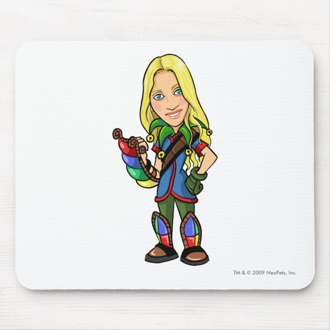 Socktastic Roo Island Staff Player Mouse Mat (Front)