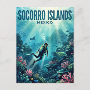 Socorro Islands Mexico Postcard